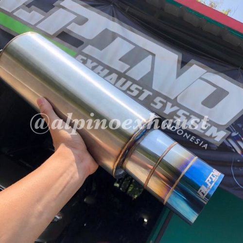 Knalpot Mobil Model Alpino F-03 Burntip