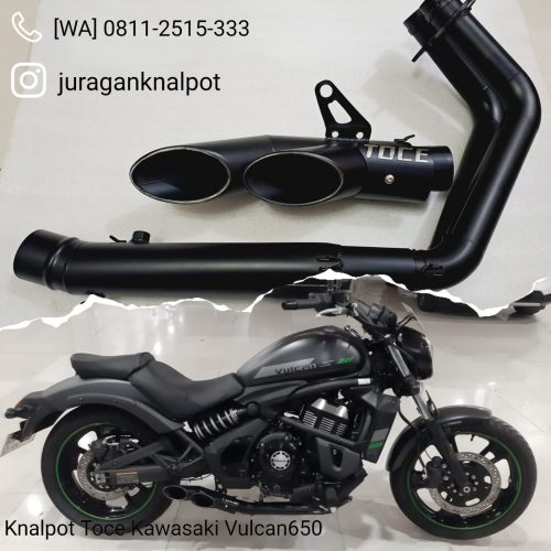 Knalpot Black-Viper Toce Underbelly Kawasaki Vulcan 650s